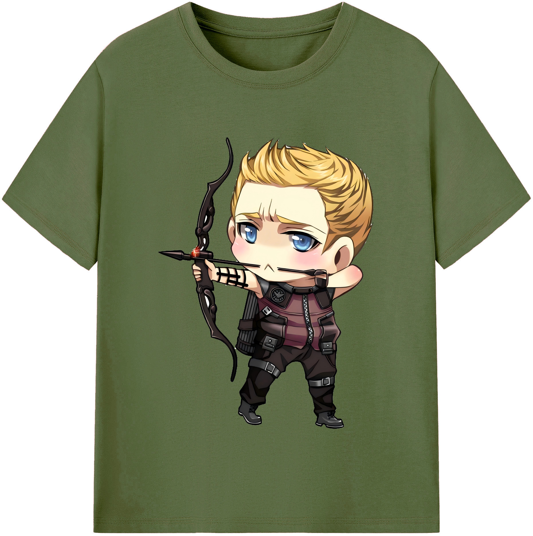 （画像用） アベンジャーズ The Avengers 綿100％半袖Tシャツ（フロントプリント）